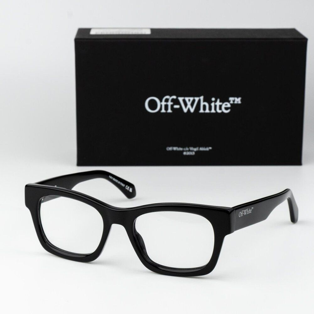 Off-White STYLE 78 Eyeglasses Black Square OERJ078 STYLE 78 1000 NEW AUTHENTIC